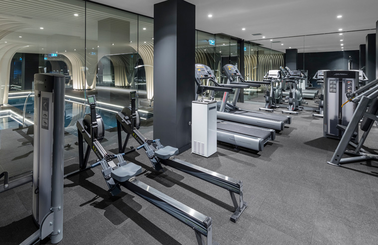 24-Hour Gym at SKYE Suites Sydney