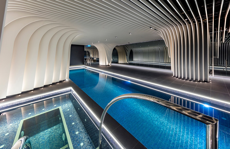 Pool & SPA Area at SKYE Suites Sydney