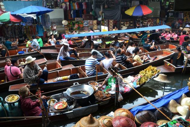 Damnoen Saduak Floating Market Bangkok
