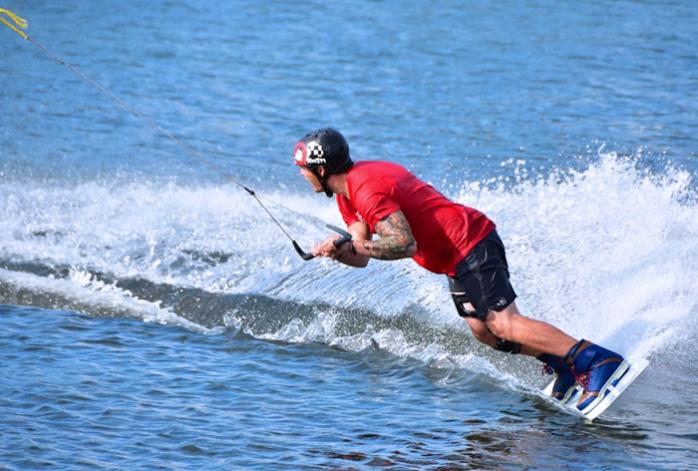Wake Boarding at Lake Taco