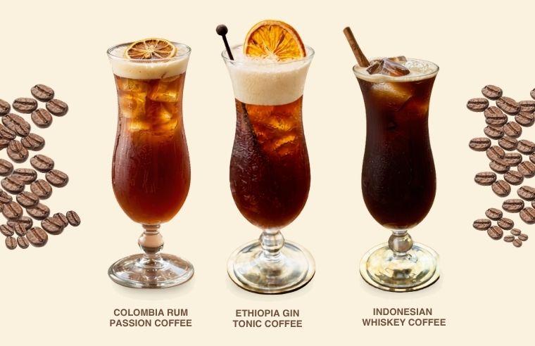 Smitten Coffee Roasters coffee cocktails and mocktails