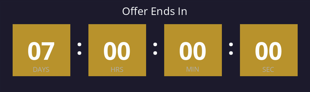 Offer ends soon